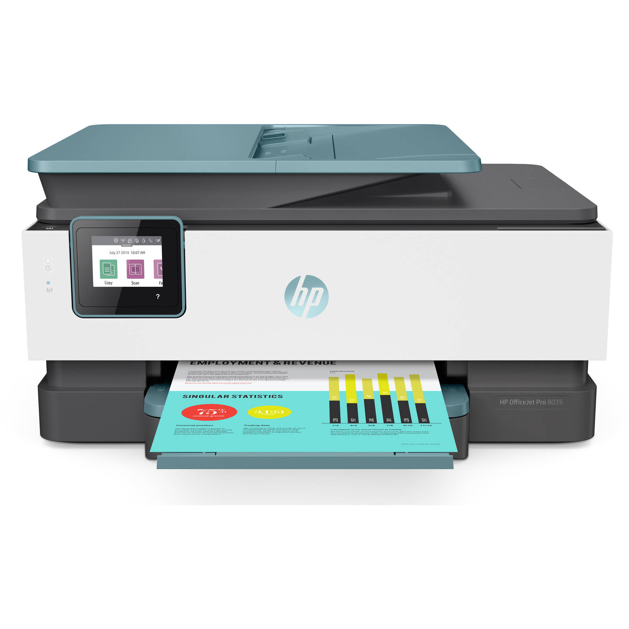 HP HP-OJPRO8035E-O-RB OfficeJet Pro 8035 All-in-One Printer, Oasis - Certified Refurbished