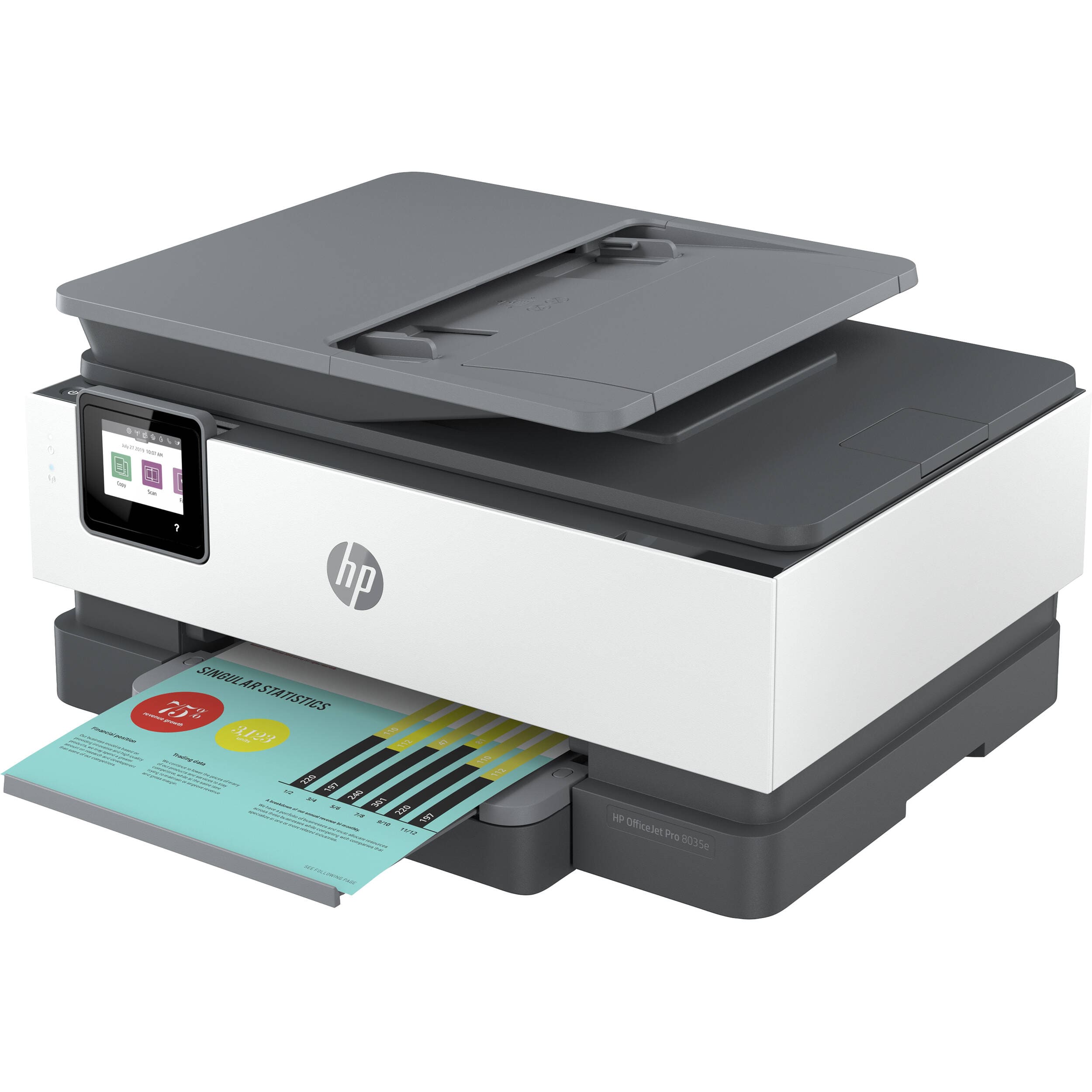 HP OfficeJet Pro 8035 All-in-One Printer, Basalt - Certified Refurbished