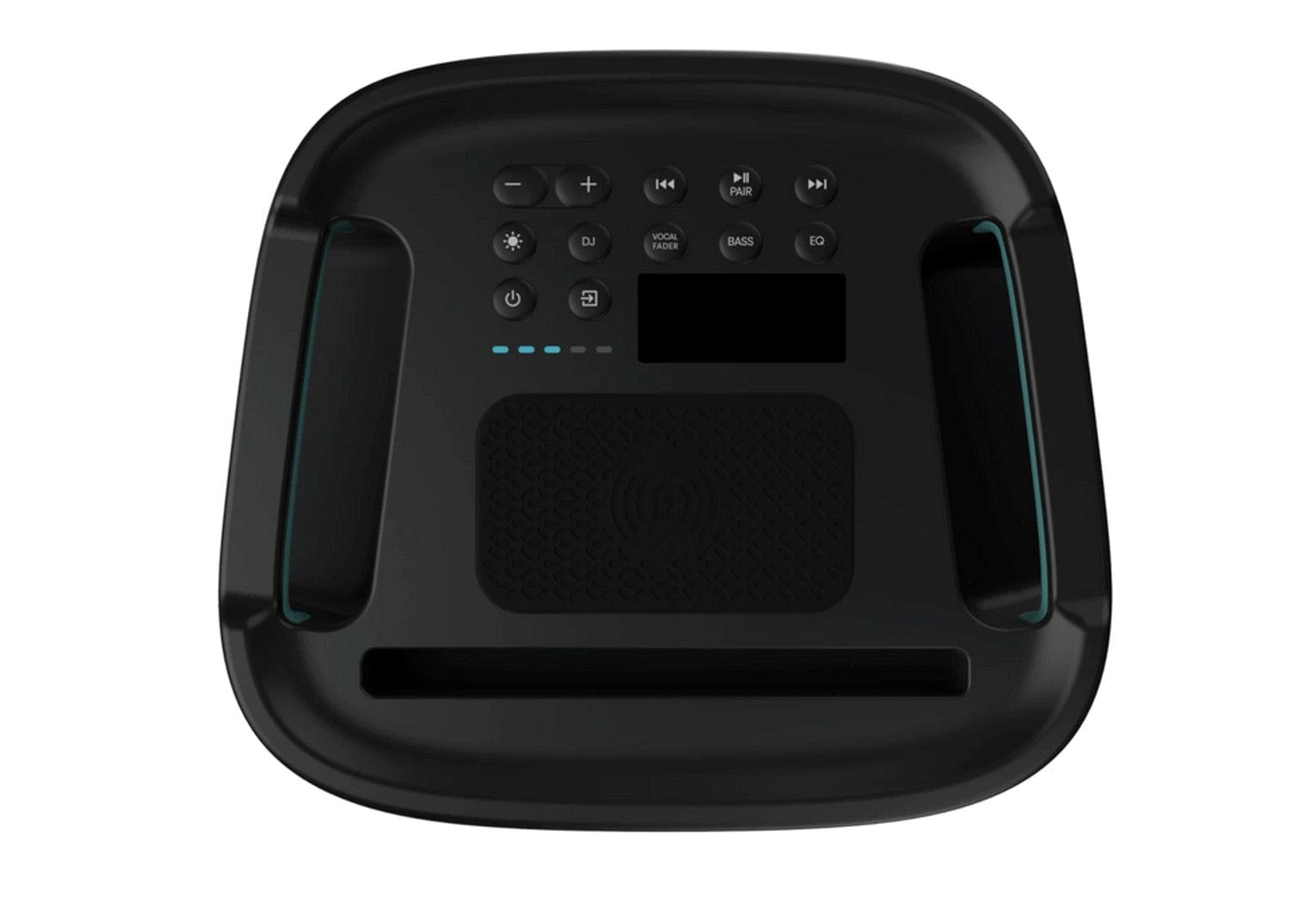 Hisense Lighted Portable Ultimate Outdoor/Indoor Party Rocker Waterproof Speaker, 300 Watts, Bluetooth Wireless, Karaoke Mode, Black