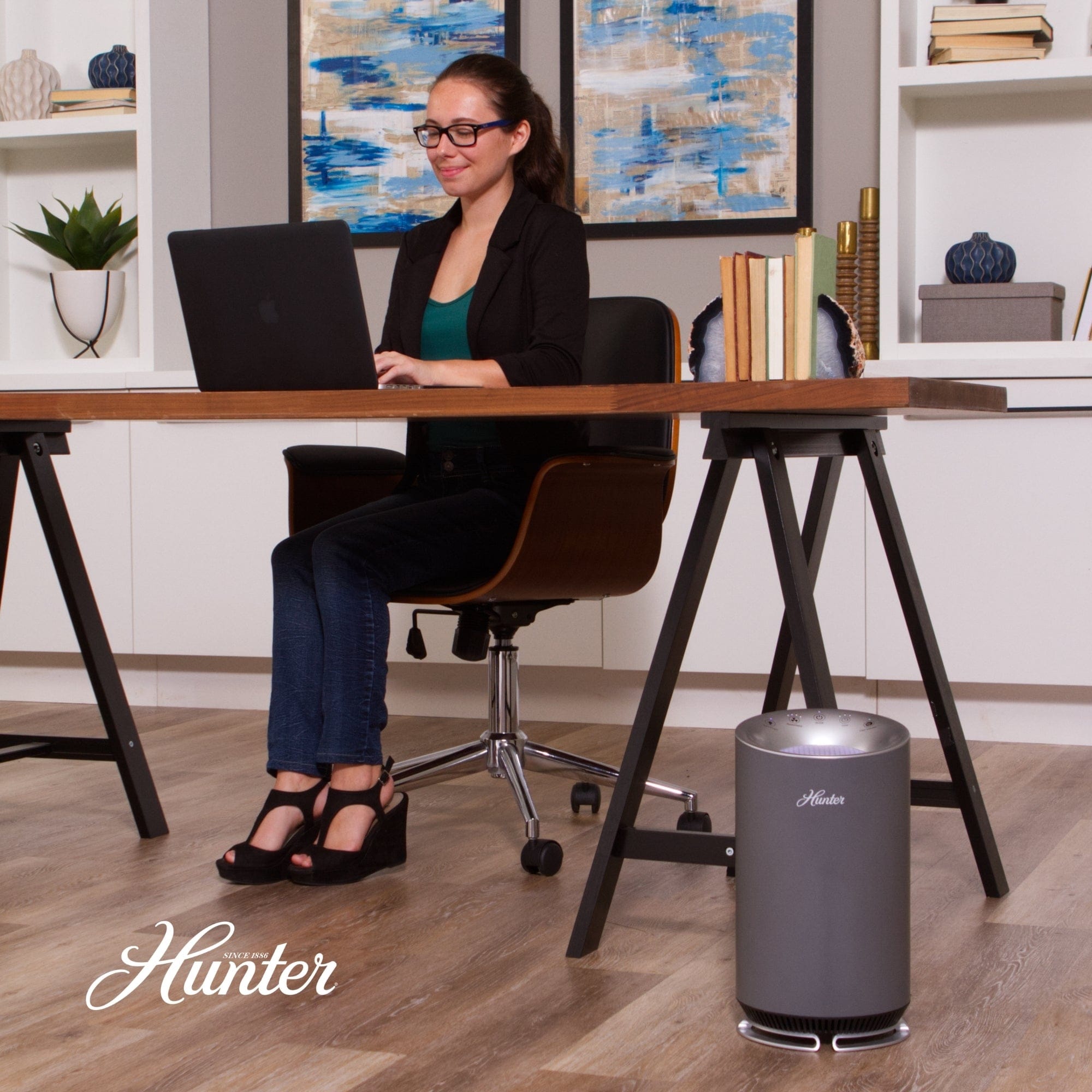 Hunter AirX EcoSilver® HEPA Digital Air Purifier HP125