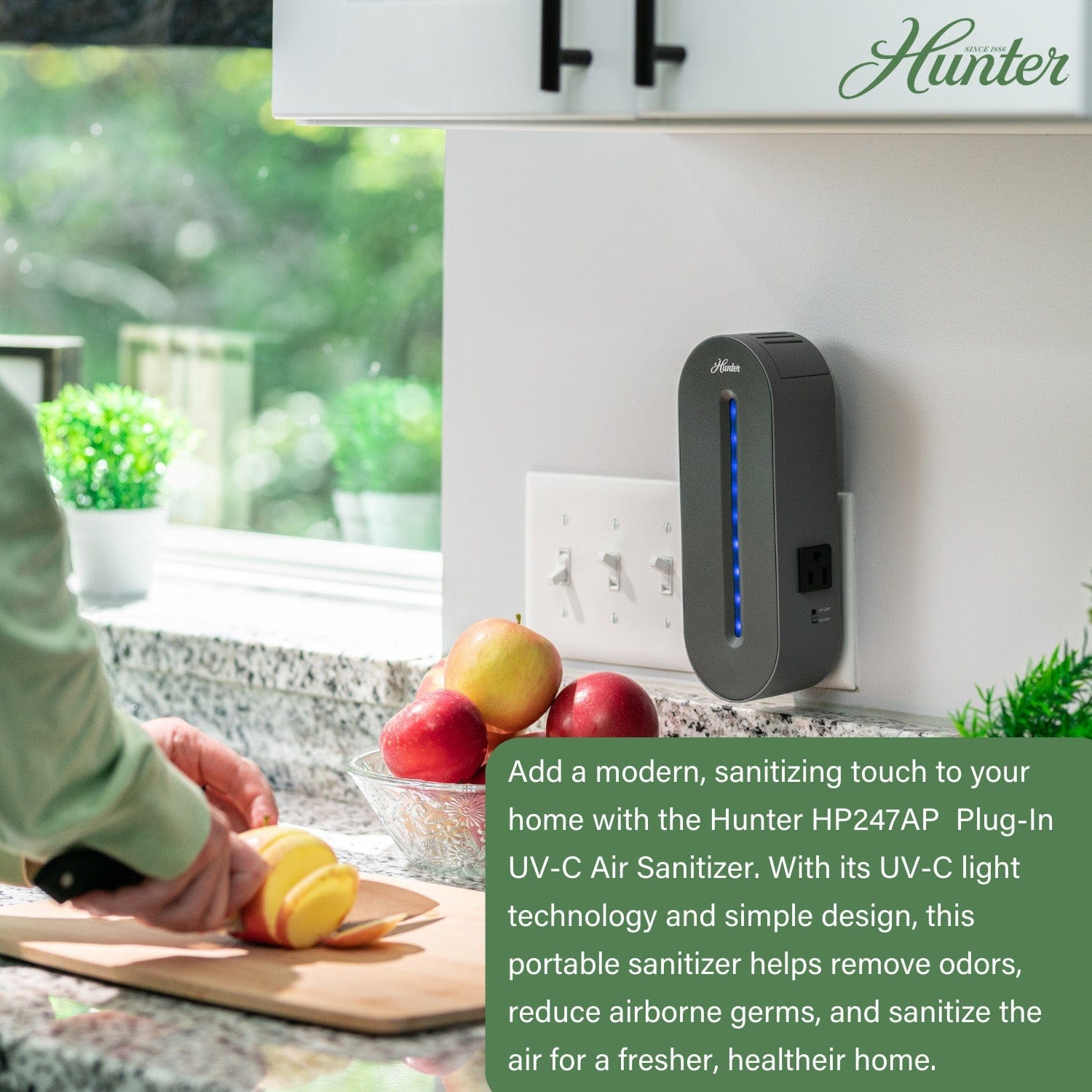 Hunter Plug-In UV-C Air Sanitizer HP247AP