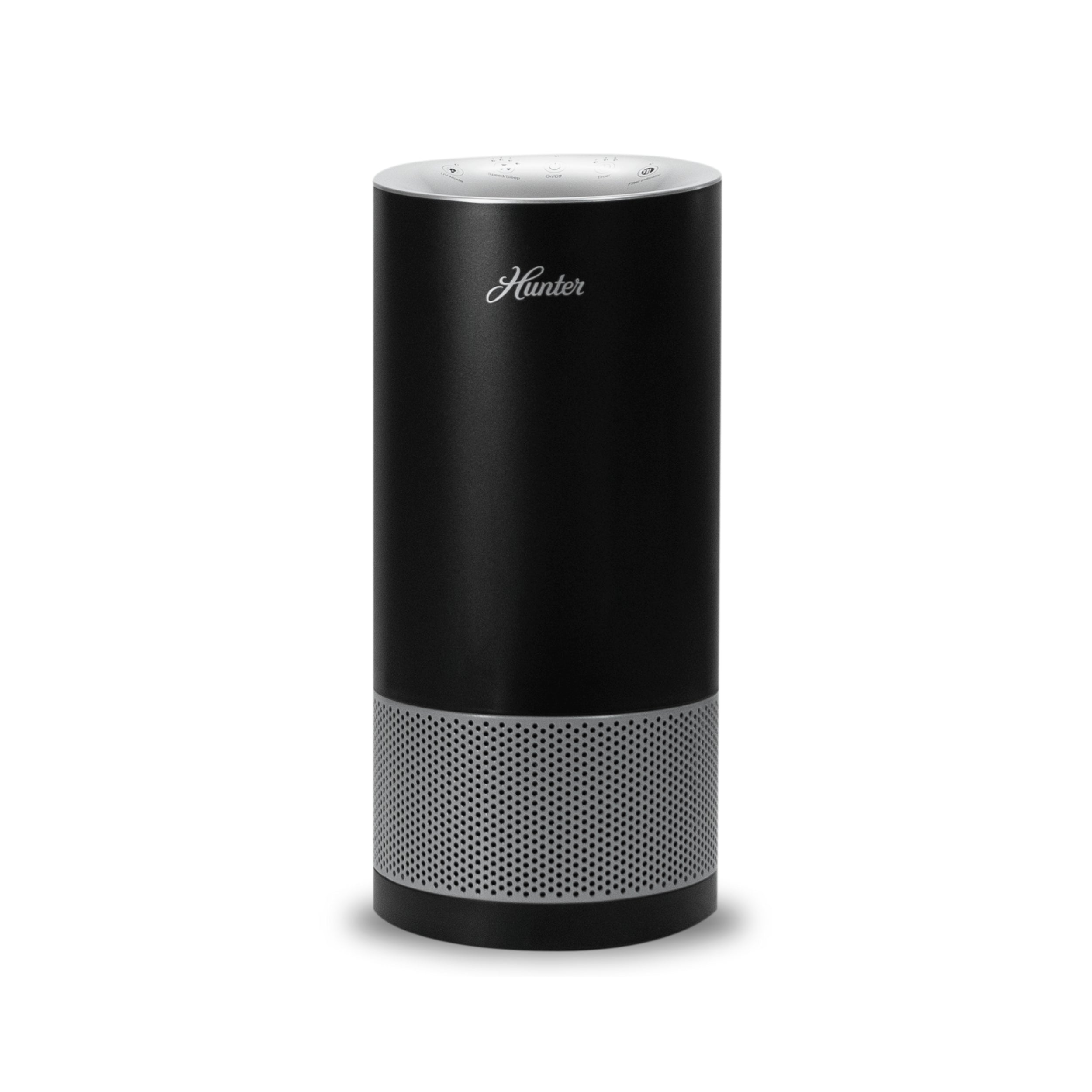 Hunter True HEPA Cylindrical Tower Air Purifier with UVC Light Technology, True HEPA, HP450UV