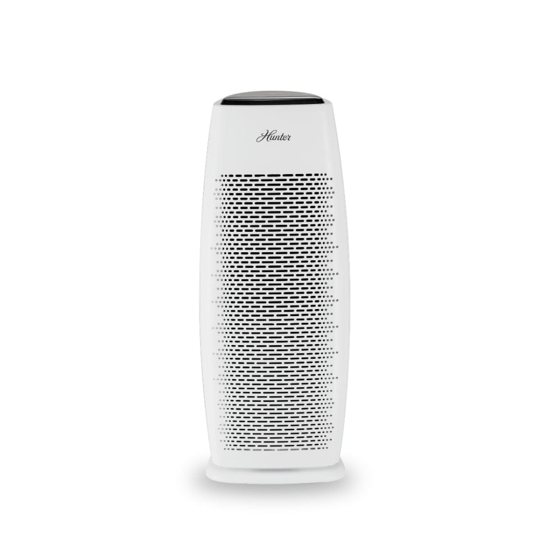 Hunter Tall Tower Air Purifier, 3-Stage True HEPA Filter, Sleep Mode, Timer, Quiet Operation, HP600