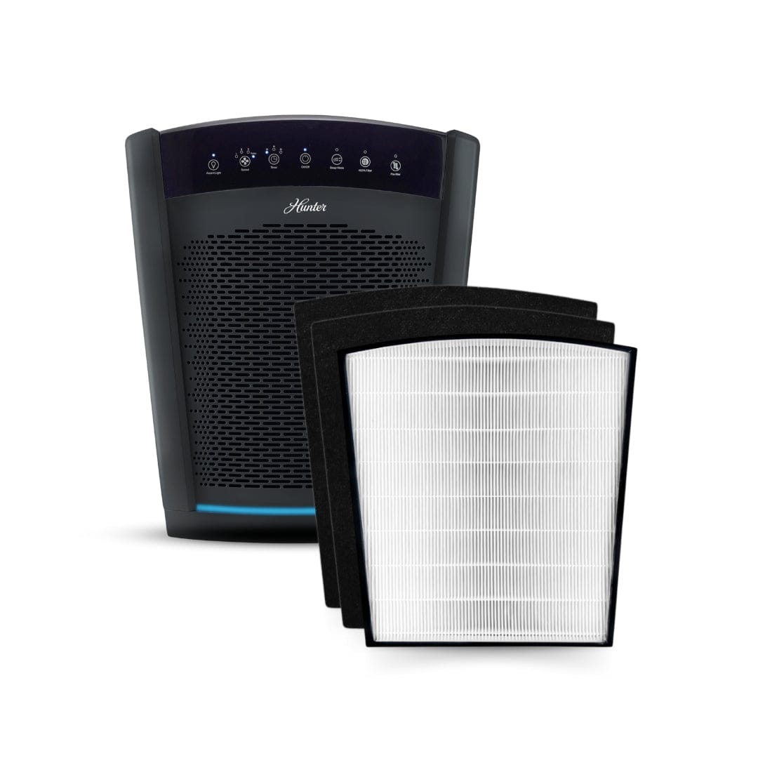 Hunter Large UVC Multi-Room Console HEPA Filter Air Purifier, HP850UV