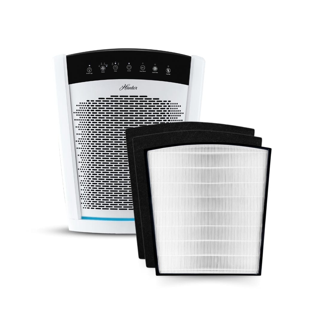 Hunter Large UVC Multi-Room Console HEPA Filter Air Purifier, HP850UV