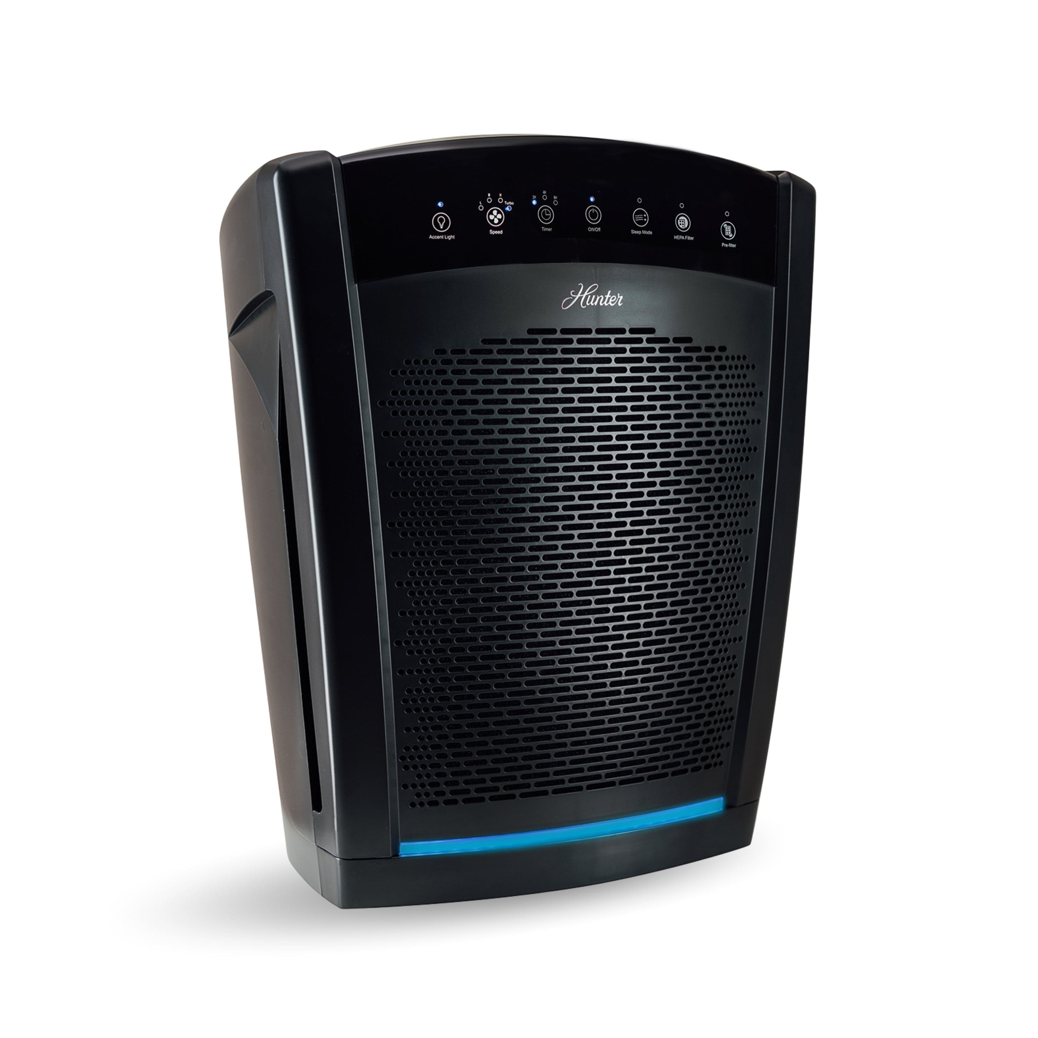 Hunter Large UVC Multi-Room Console HEPA Filter Air Purifier, HP850UV