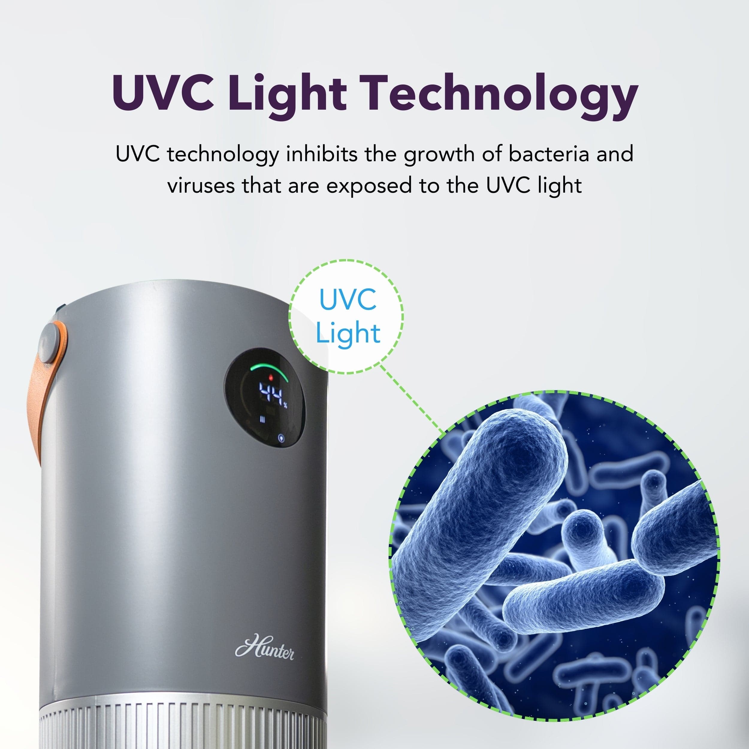 Hunter 2-in-1 True HEPA Mist-Free Air Purifier & Humidifier, HPH625