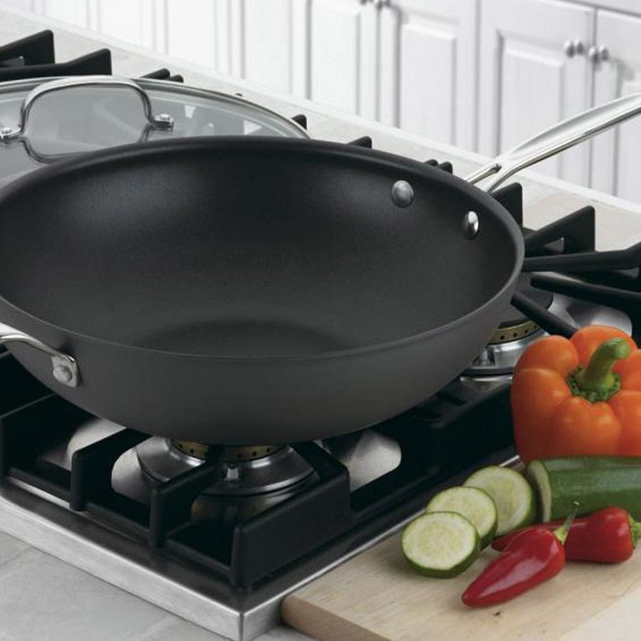 Cuisinart Chef's Classic™ Non-Stick Hard Anodized 12.5" Stir Fry Pan, Black