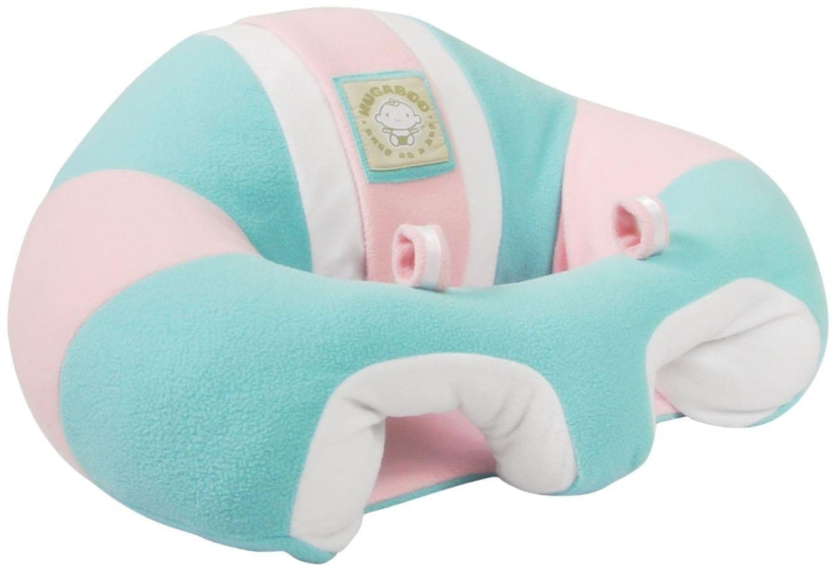 Hugaboo Infant Sitting Chair, Portable, Washable Baby Floor Seat, Cotton Candy
