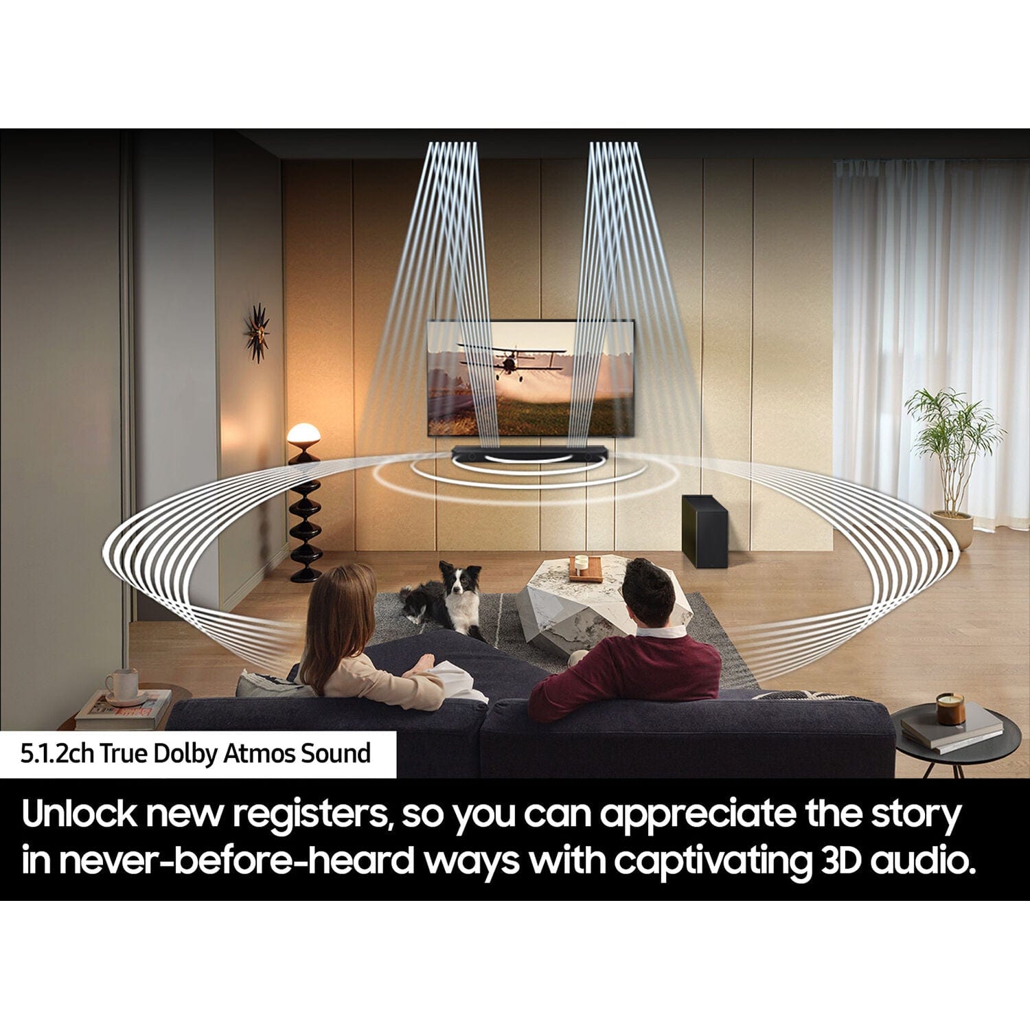 Samsung 5.1.2ch Q-Series Dolby ATMOS Soundbar System - Certified Refurbished
