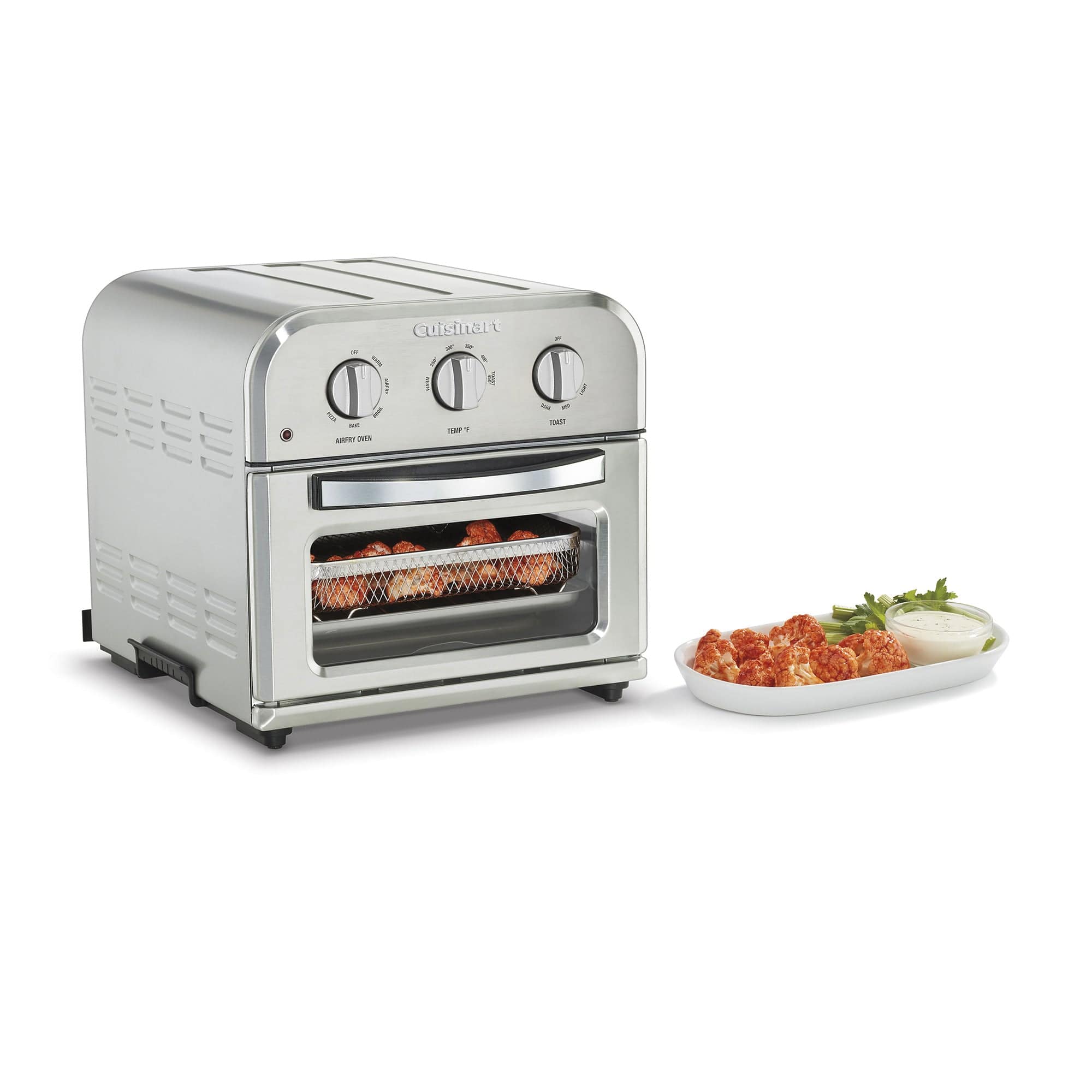 Cuisinart Compact Air Fryer Toaster Oven, Silver