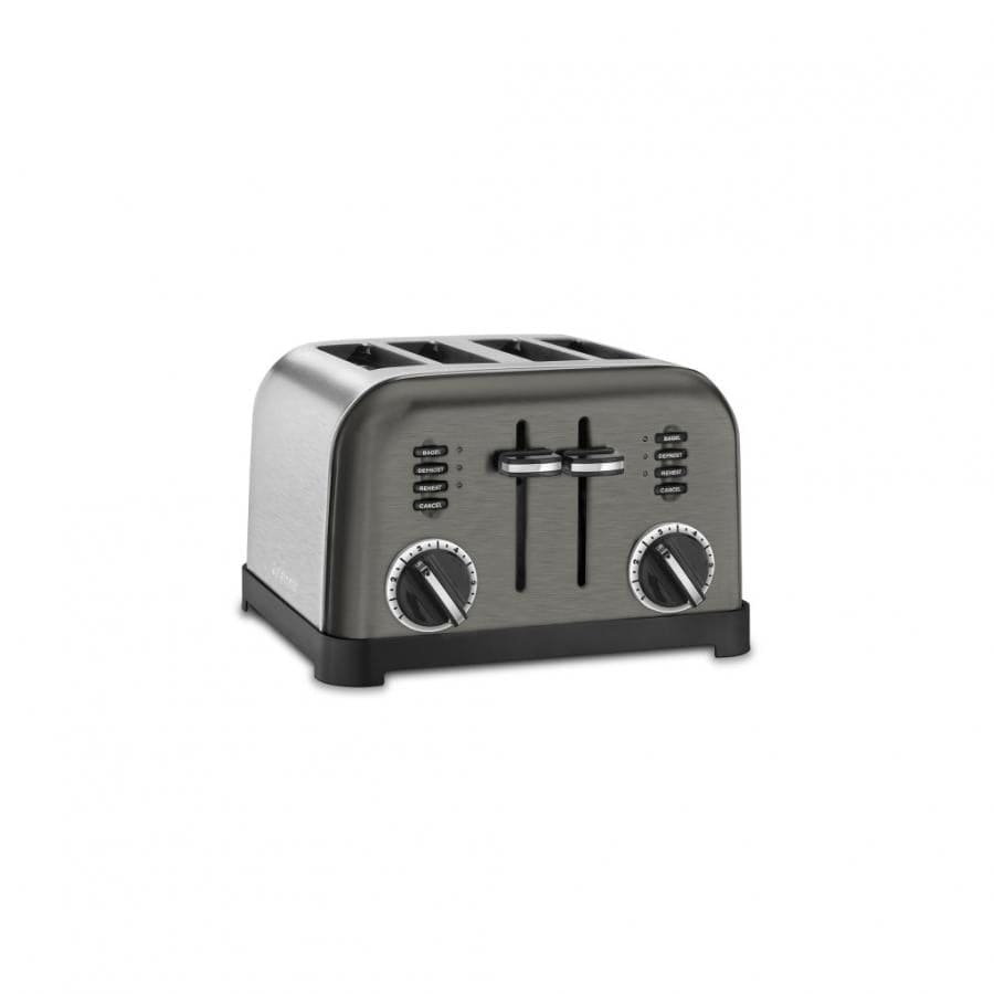 Cuisinart 4 Slice Metal Classic Toaster, Black