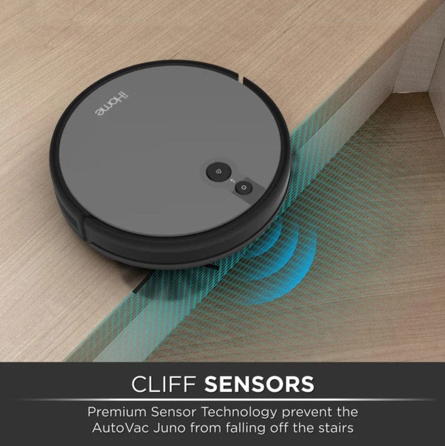 iHome AutoVac Juno Robot Vacuum with Mapping Technology - Certified Refurbished