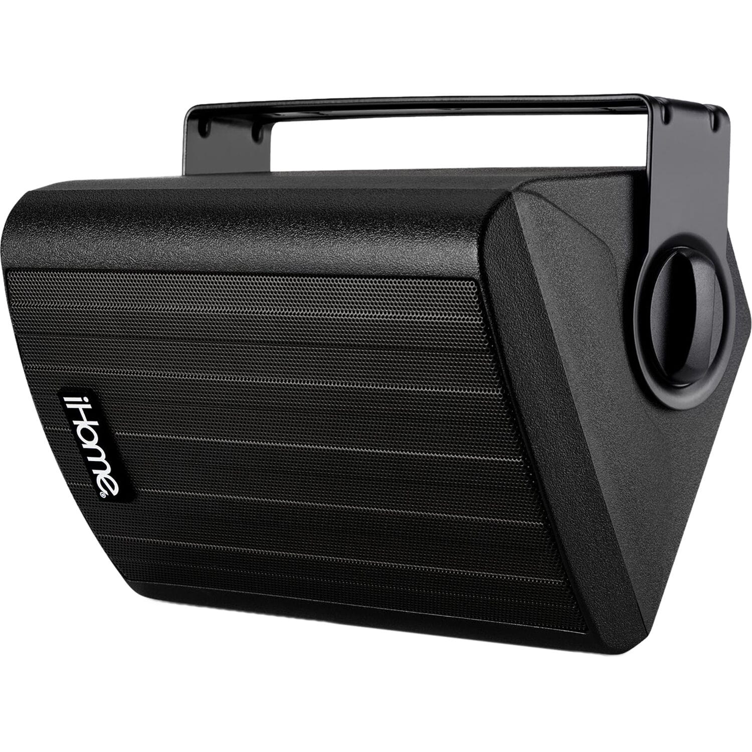 iHome Weatherproof Outdoor Bluetooth Speakers, 100 Watts, Pair, Patio/Deck Audio, Black