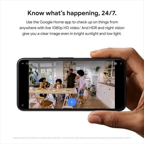 Google Nest Cam IQ indoor security camera