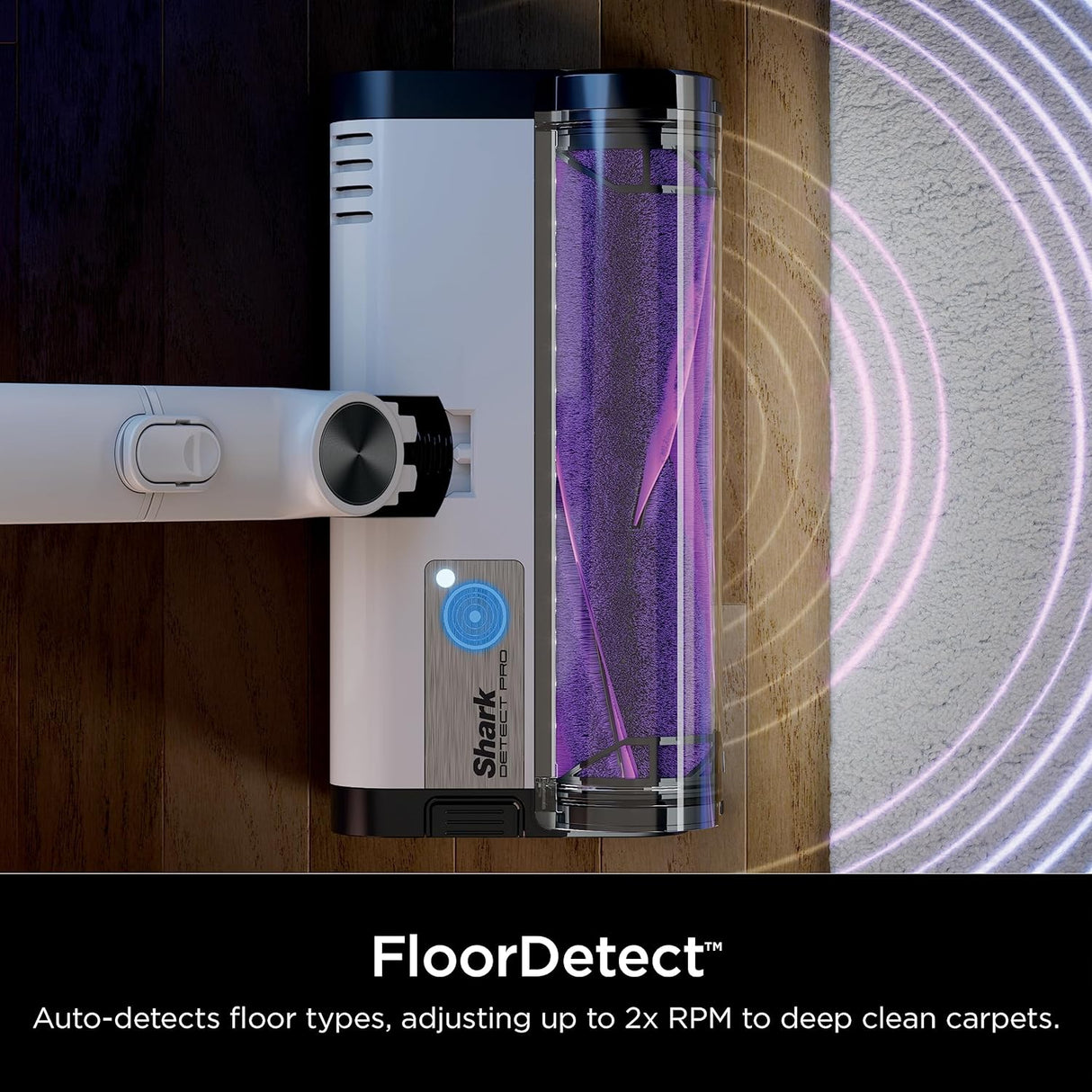Shark Detect Pro Auto-Empty System, Cordless Vacuum, White/Beats Brass - Open Box