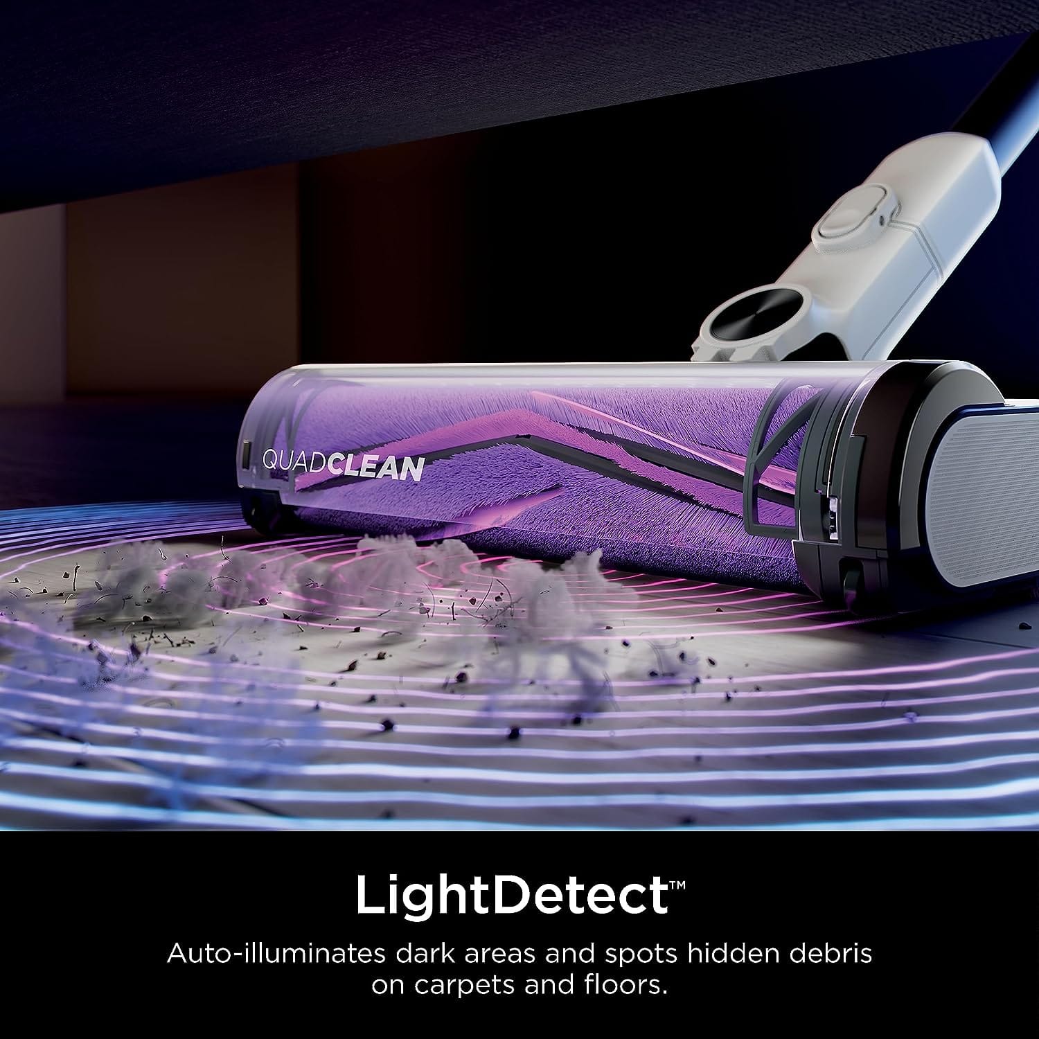 Shark Detect Pro Auto-Empty System, Cordless Vacuum, White/Beats Brass - Open Box