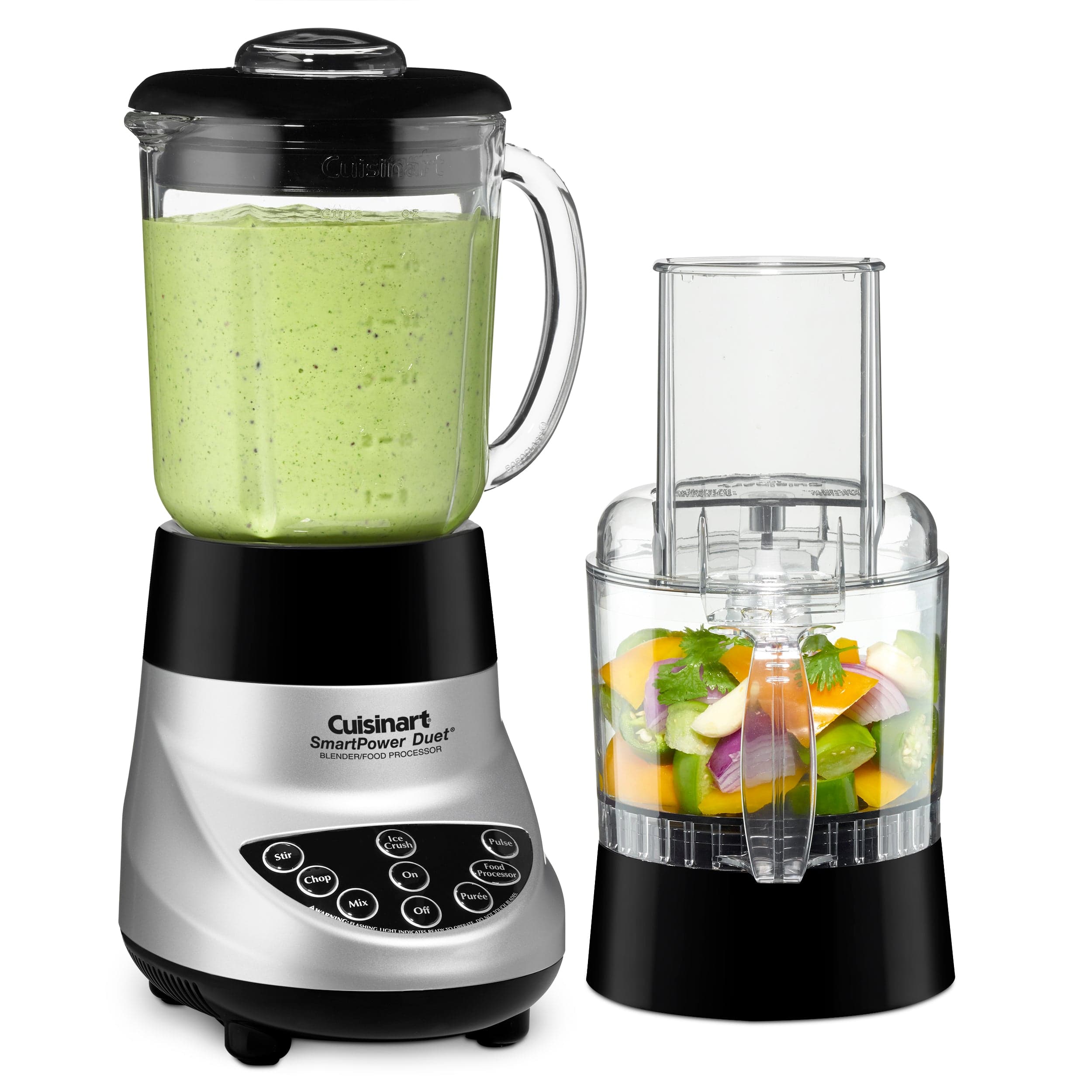 Cuisinart SmartPower™ Duet 500 Watt Blender/Food Processor, Black