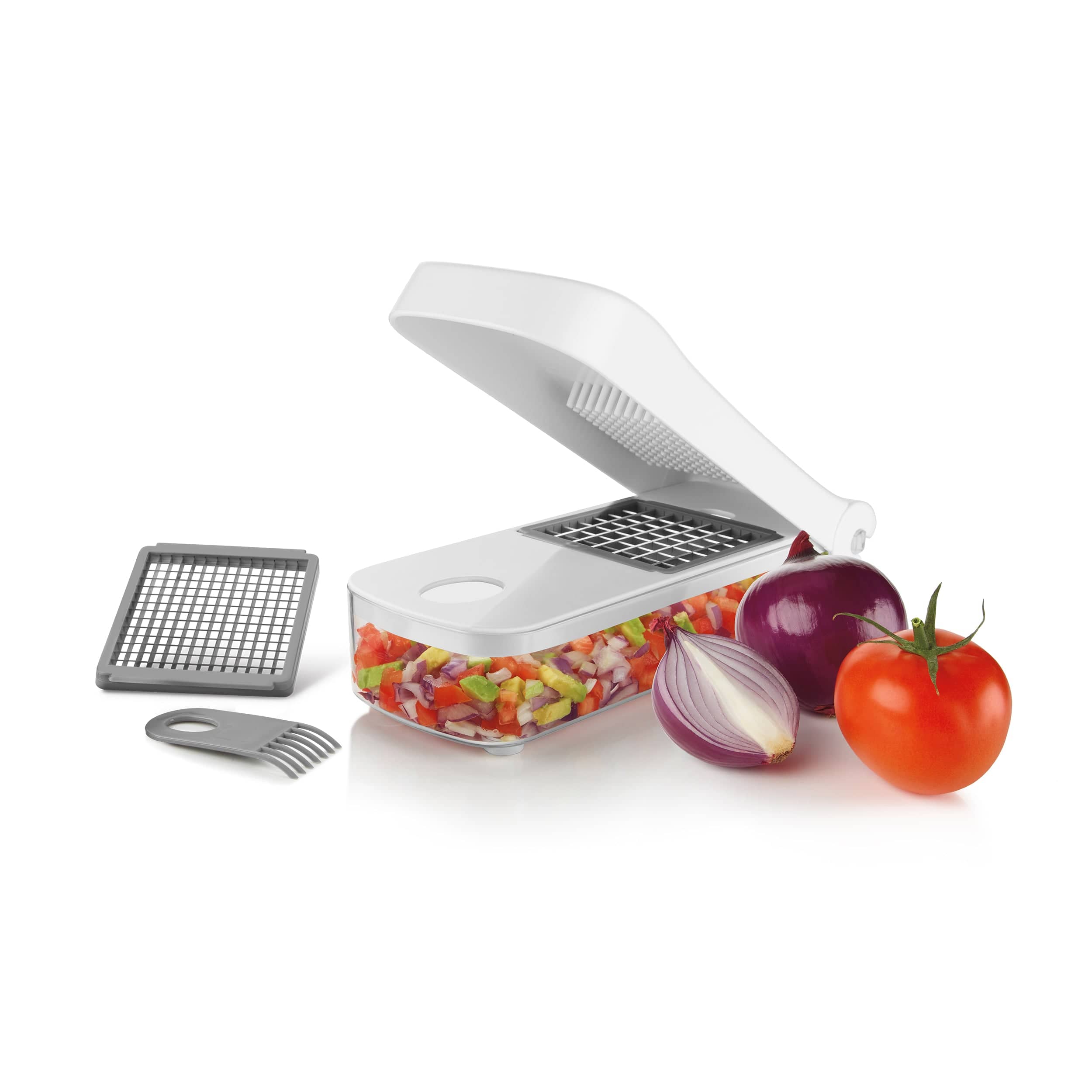 Cuisinart Vegetable & Fruit Box Chopper, White & Gray