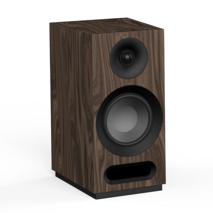 Jamo J1068808 S 803 Dolby Atmos Expandable Bookshelf Speaker Pair Walnut - Certified Refurbished