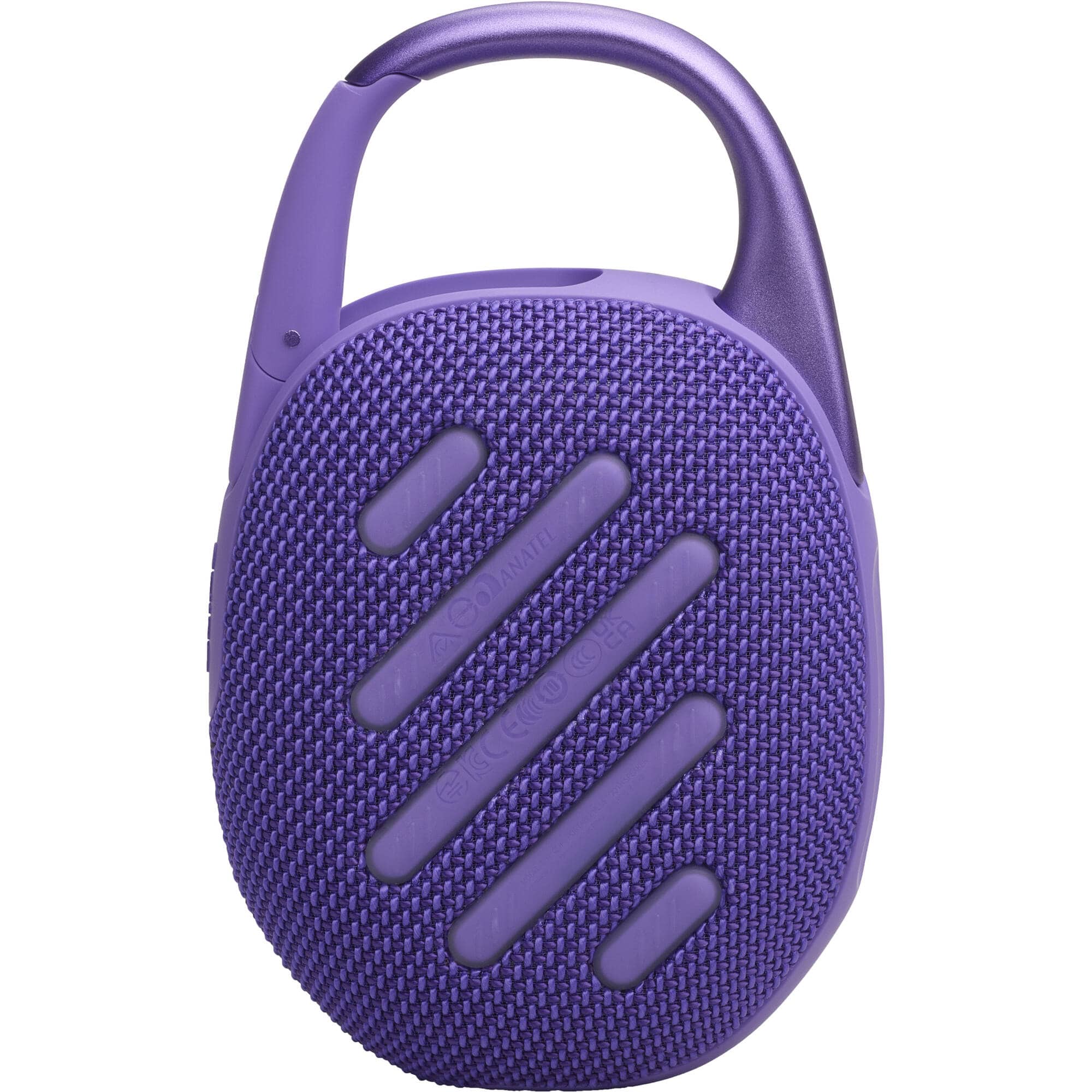 JBL Clip 5 Portable Wireless Bluetooth Speaker, Purple - Certified Refurbished
