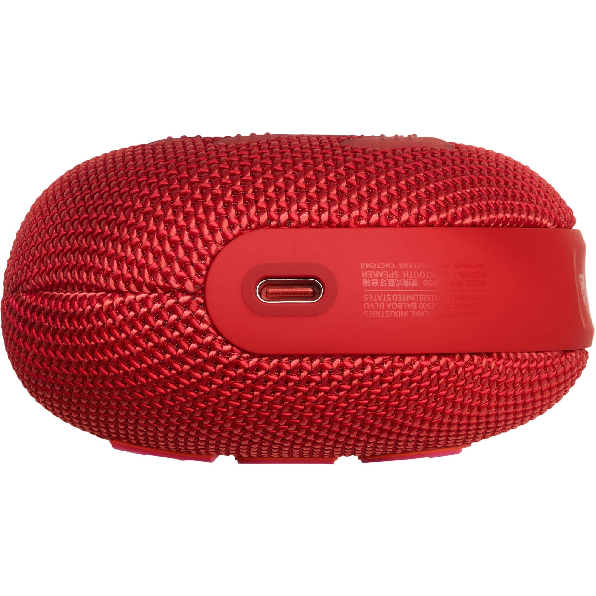 JBL Clip 5 Portable Wireless Bluetooth Speaker, Red - Certified Refurbished
