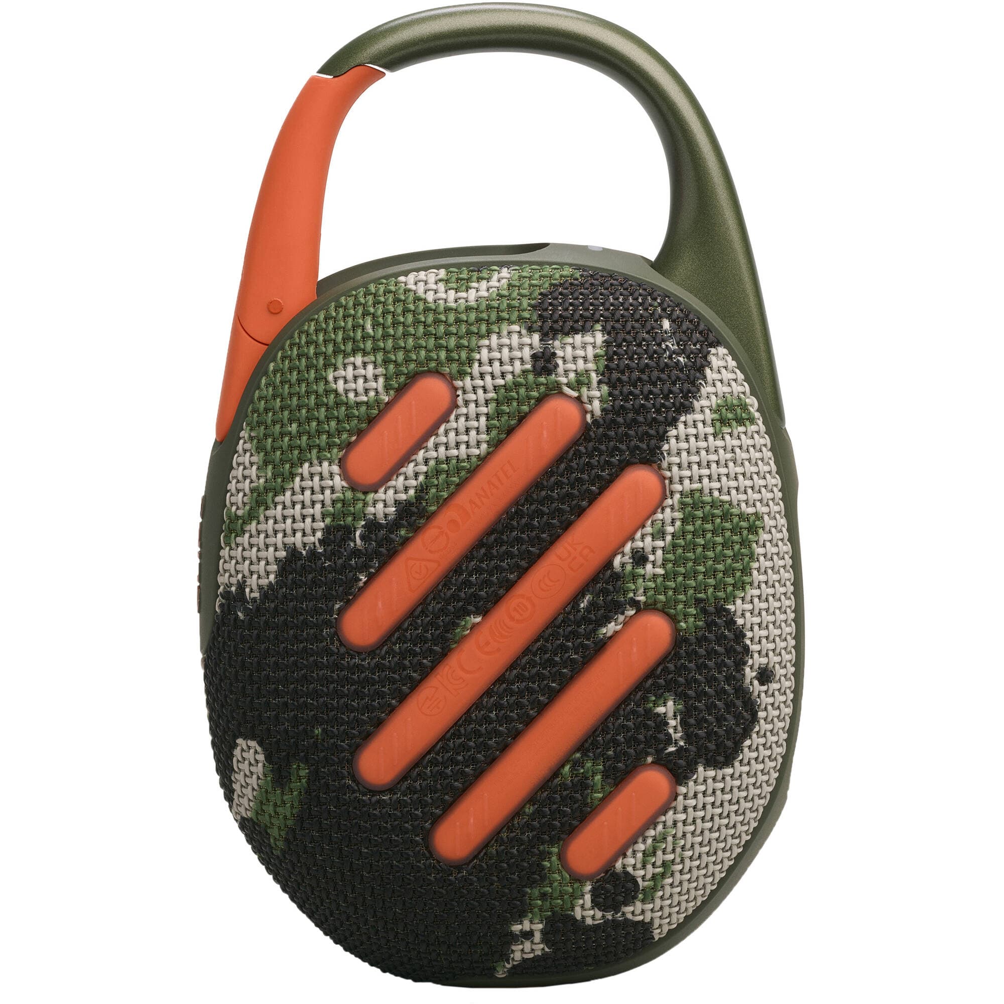 JBL Clip 5 Portable Wireless Bluetooth Speaker, Camo - Certified Refurbished