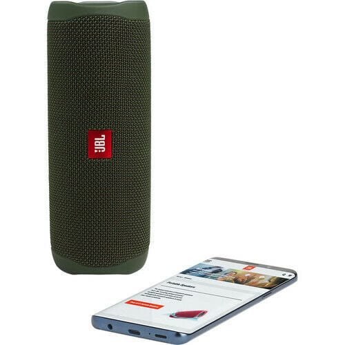 JBL Flip 5 Waterproof Bluetooth Speaker Green - Certified Refurbished