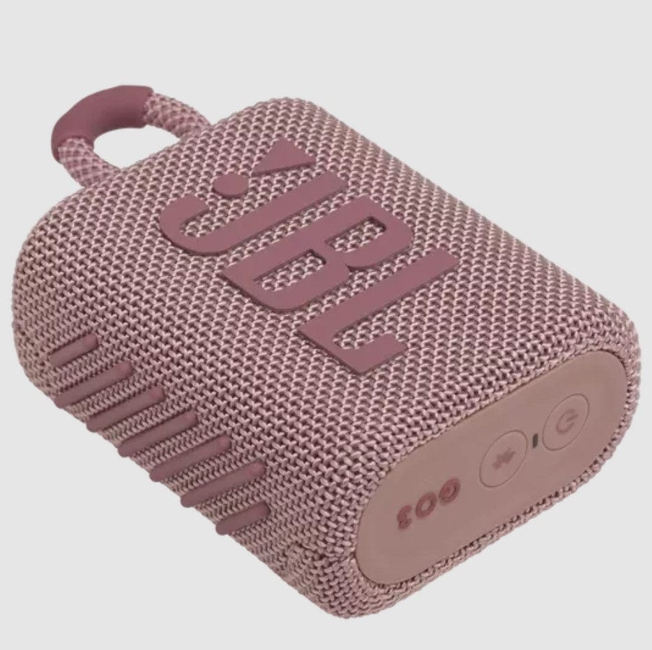 JBL Go 3 Portable Waterproof Bluetooth Speaker, Pink - Certified Refurbished
