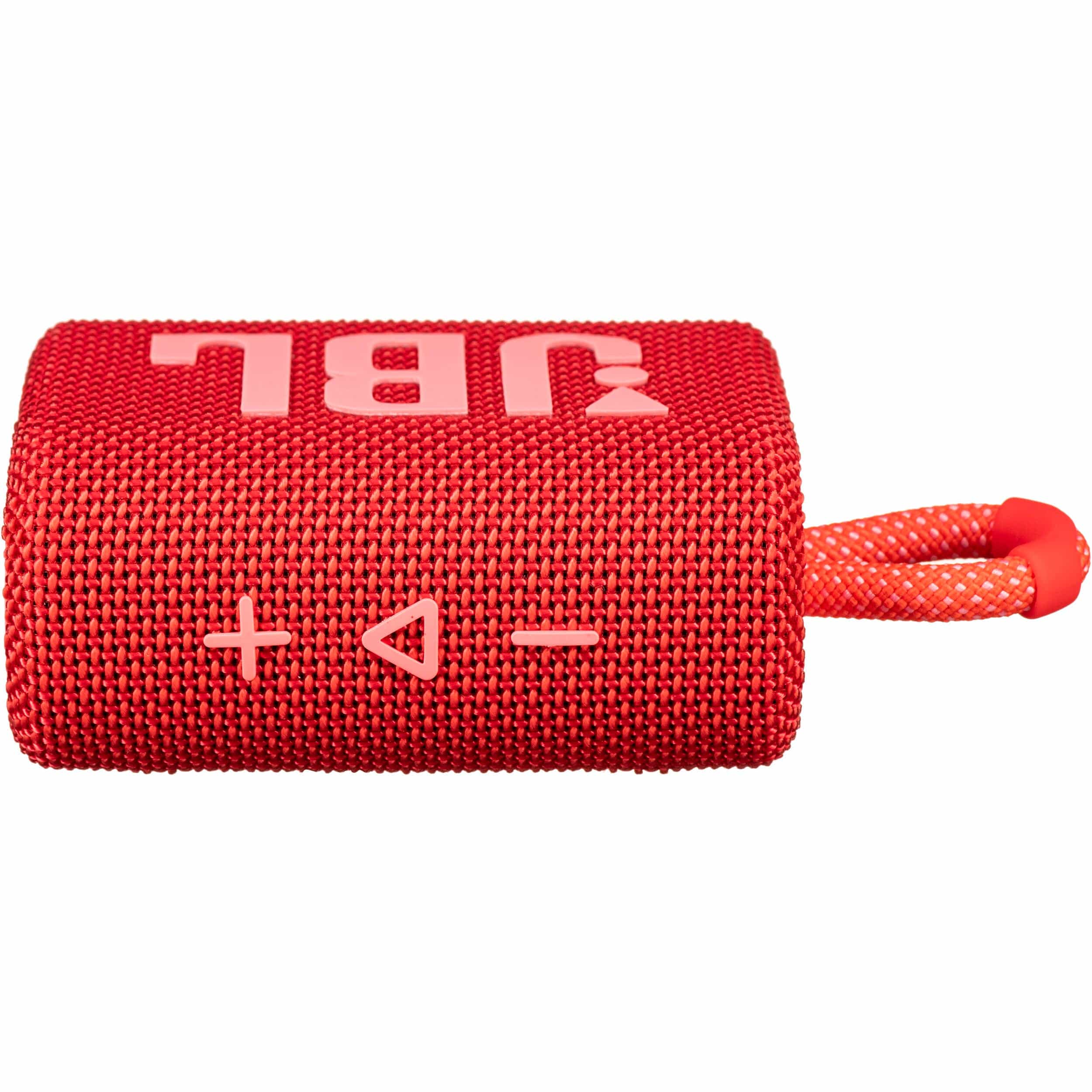 JBL Go 3 Portable Waterproof Bluetooth Speaker, Red - Certified Refurbished