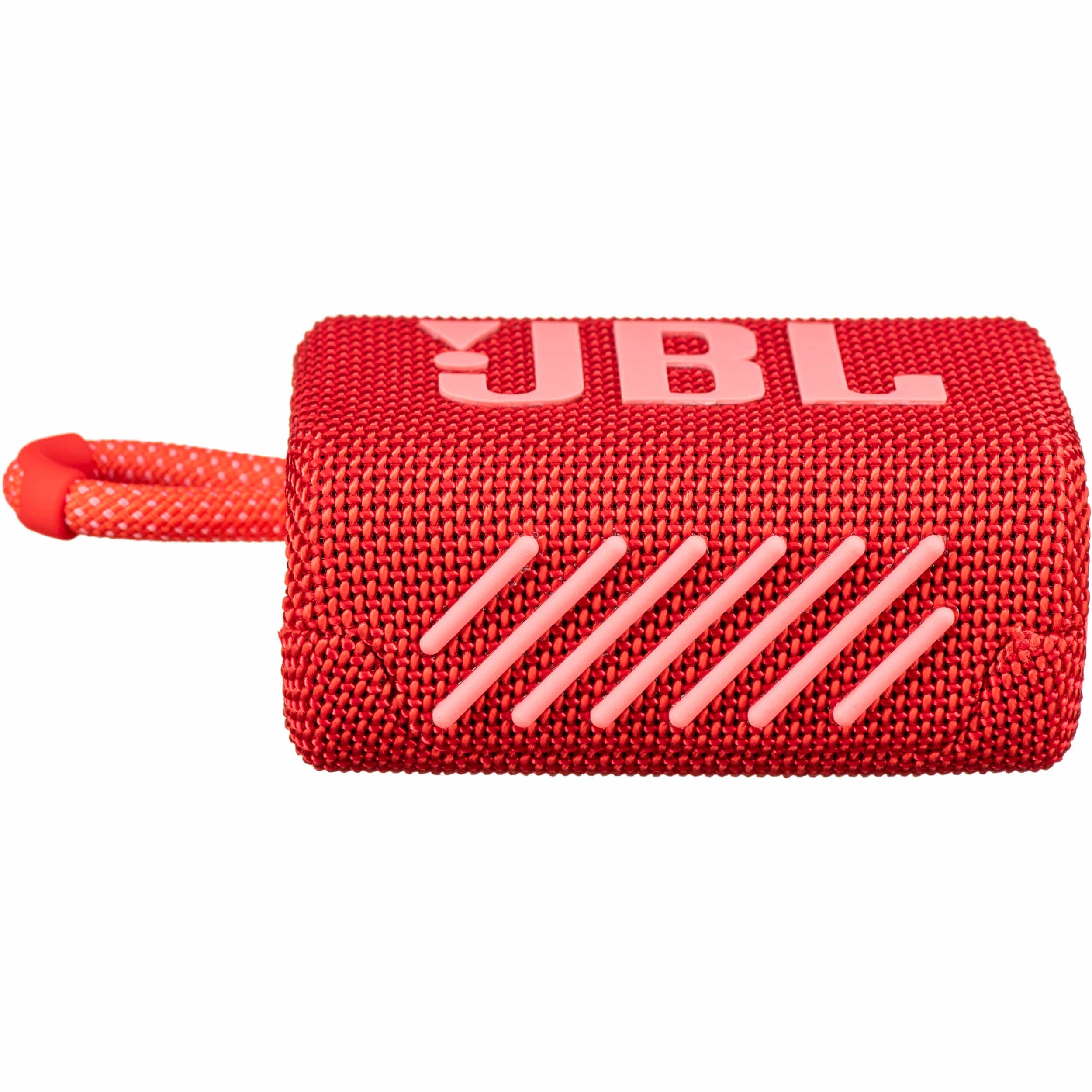 JBL Go 3 Portable Waterproof Bluetooth Speaker, Red - Certified Refurbished