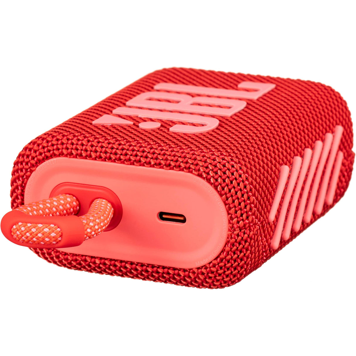 JBL Go 3 Portable Waterproof Bluetooth Speaker, Red - Certified Refurbished