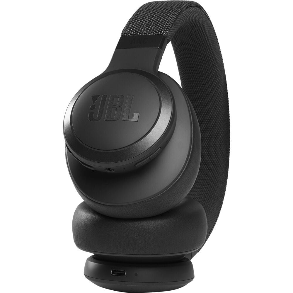 JBL Live 660NC Wireless Over-Ear Noise-Canceling Headphones, Black - Certified Refurbished