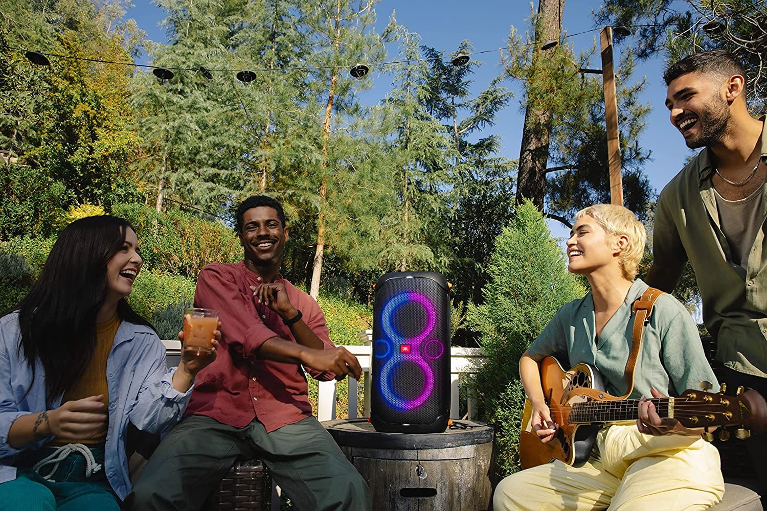 JBL PartyBox 110 Portable Wireless Bluetooth Speaker, 160 Watts - Certified Refurbished