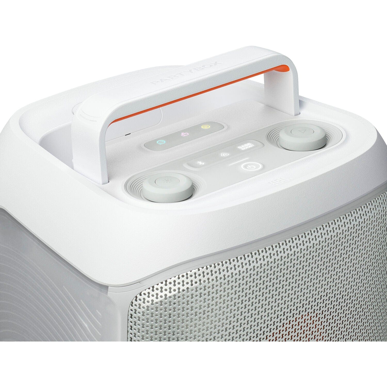 JBL PartyBox Club 120 Wireless Bluetooth Speaker, Light Show, Water-Resistant, Portable, 160 Watts, White - Certified Refurbished