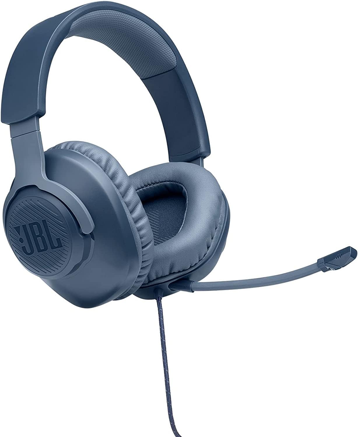 JBL Quantum 100 Wired Over-Ear Gaming Headset Blue