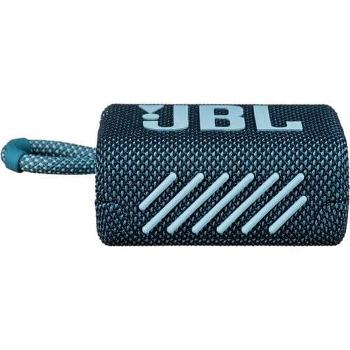 JBL Go 3 Portable Waterproof Bluetooth Speaker, Blue - Certified Refurbished