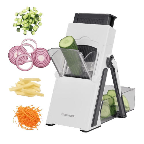 Cuisinart PrecisionSlice™ Upright Mandoline, White & Gray