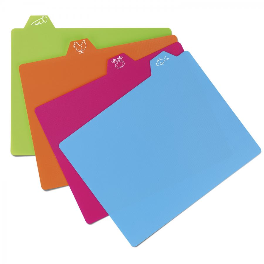 Cuisinart 4 Piece Cutting Mat Set, Multicolor