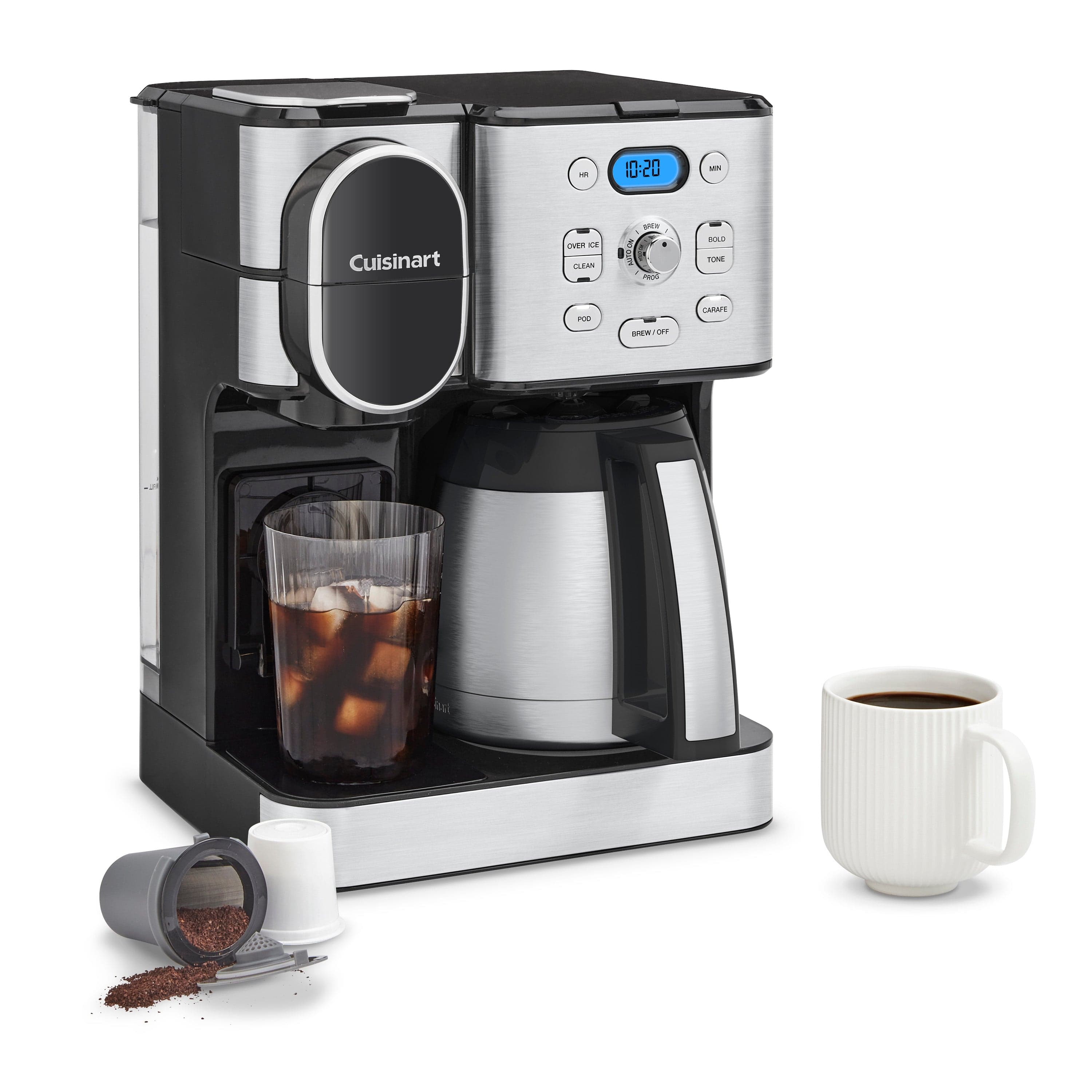 Cuisinart Coffee Center® 10-Cup Thermal Coffee Maker and Single-Serve, Black
