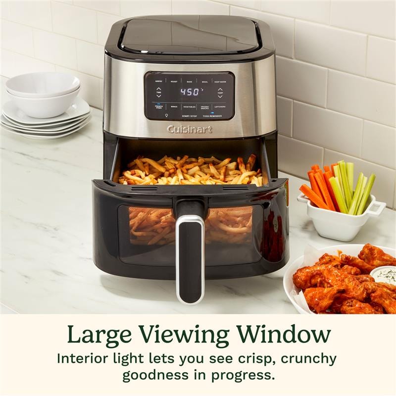 Cuisinart 6-qt Basket Air Fryer, Black