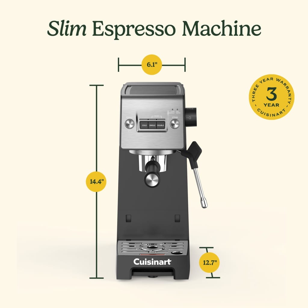 Cuisinart Espresso Bar™ Slim Espresso Machine, Black