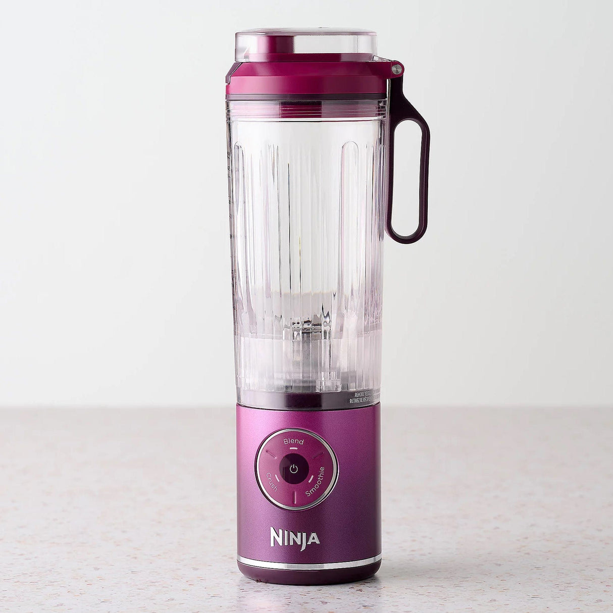 Ninja Blast Max Personal Cordless Blender for Smoothies, Blend, Ice Crush, 22 oz. Twist & Go Vessel, Cherry - Certified Refurbished