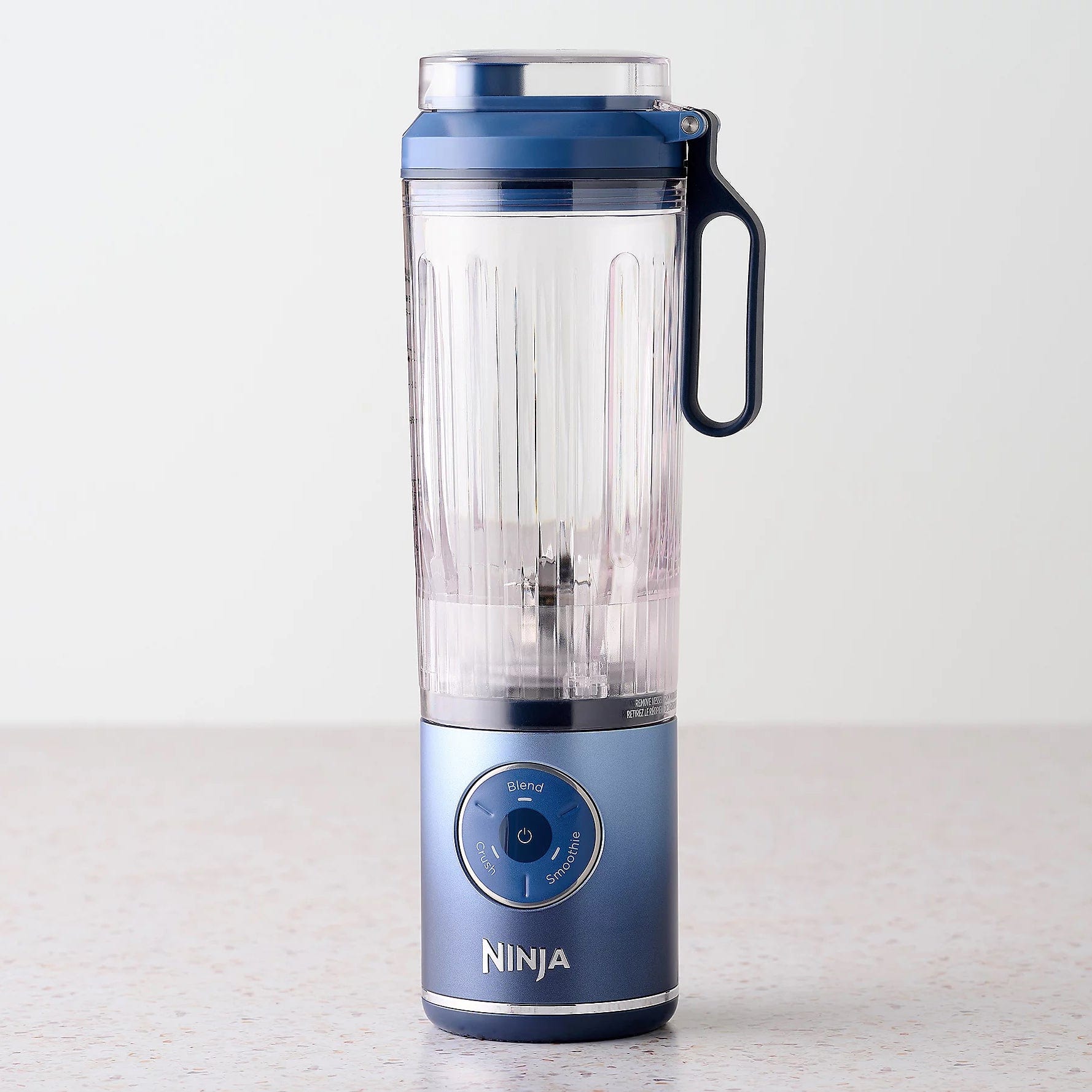 Ninja Blast Max Personal Cordless Blender for Smoothies, Blend, Ice Crush, 22 oz. Twist & Go Vessel, Navy - Certified Refurbished