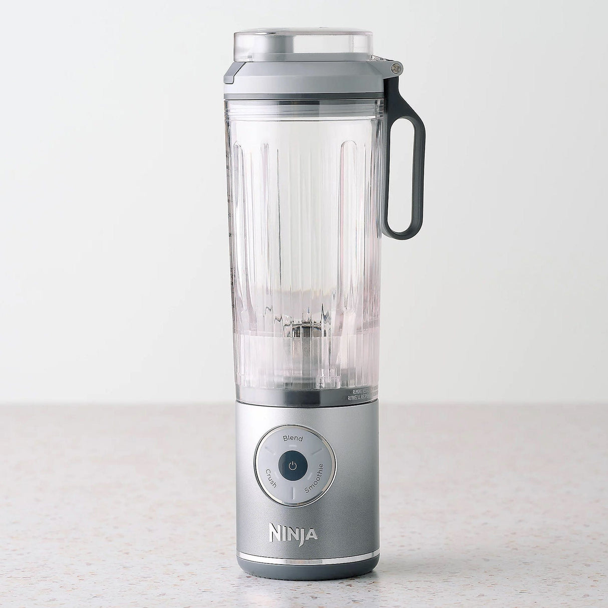 Ninja Blast Max Personal Cordless Blender for Smoothies, Blend, Ice Crush, 22 oz. Twist & Go Vessel, Silver - Certified Refurbished