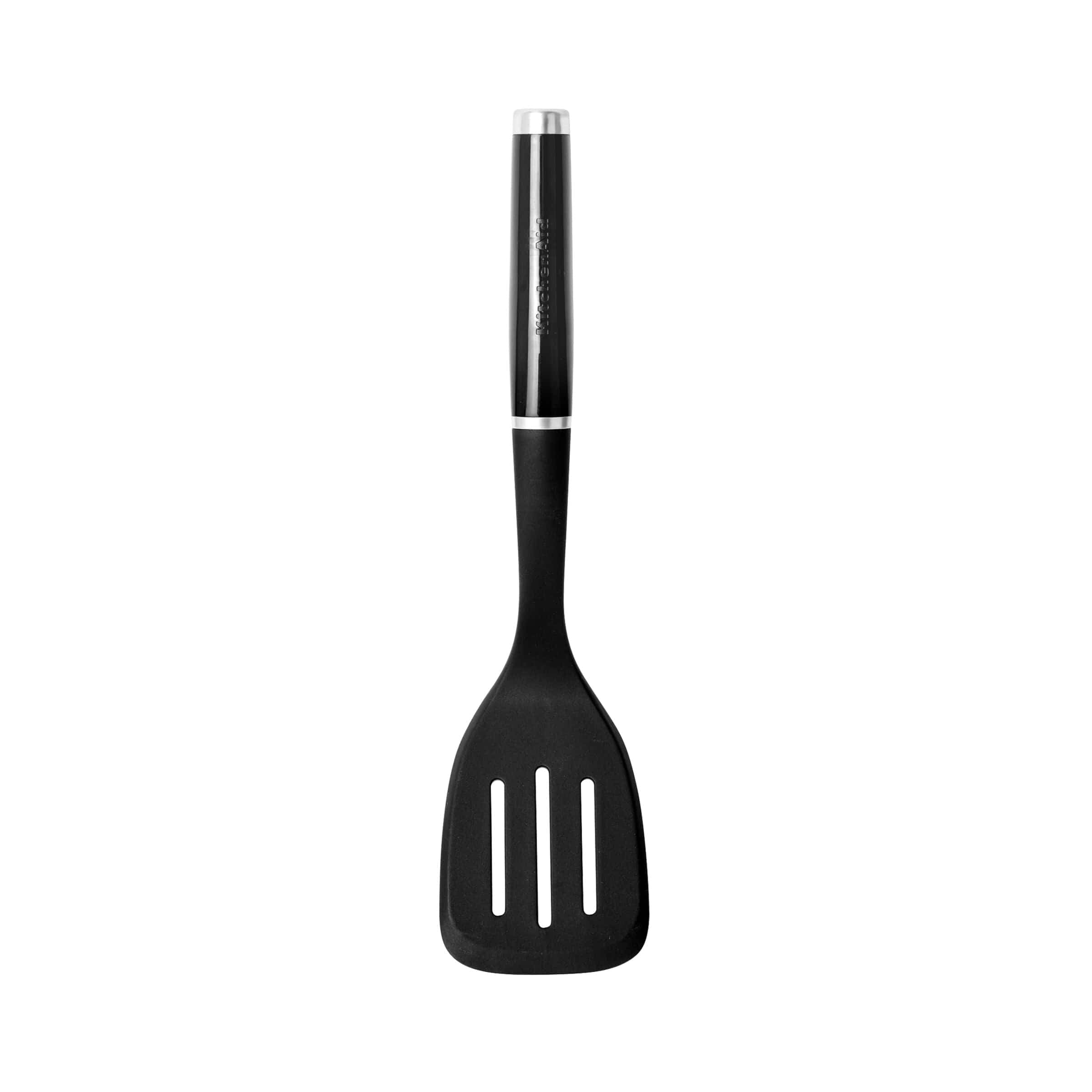 KitchenAid Classic Nylon Slotted Turner, 13.66-Inch, Black