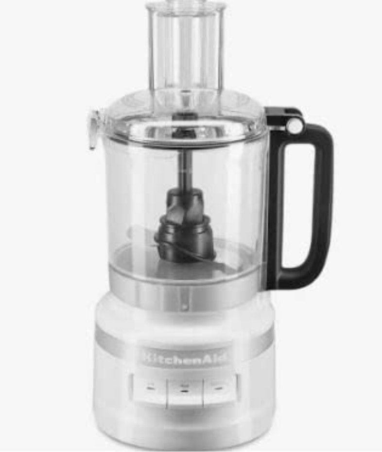 KitchenAid 9 Cup 3 Disks 2 Blades & Spatula Food Processor, White