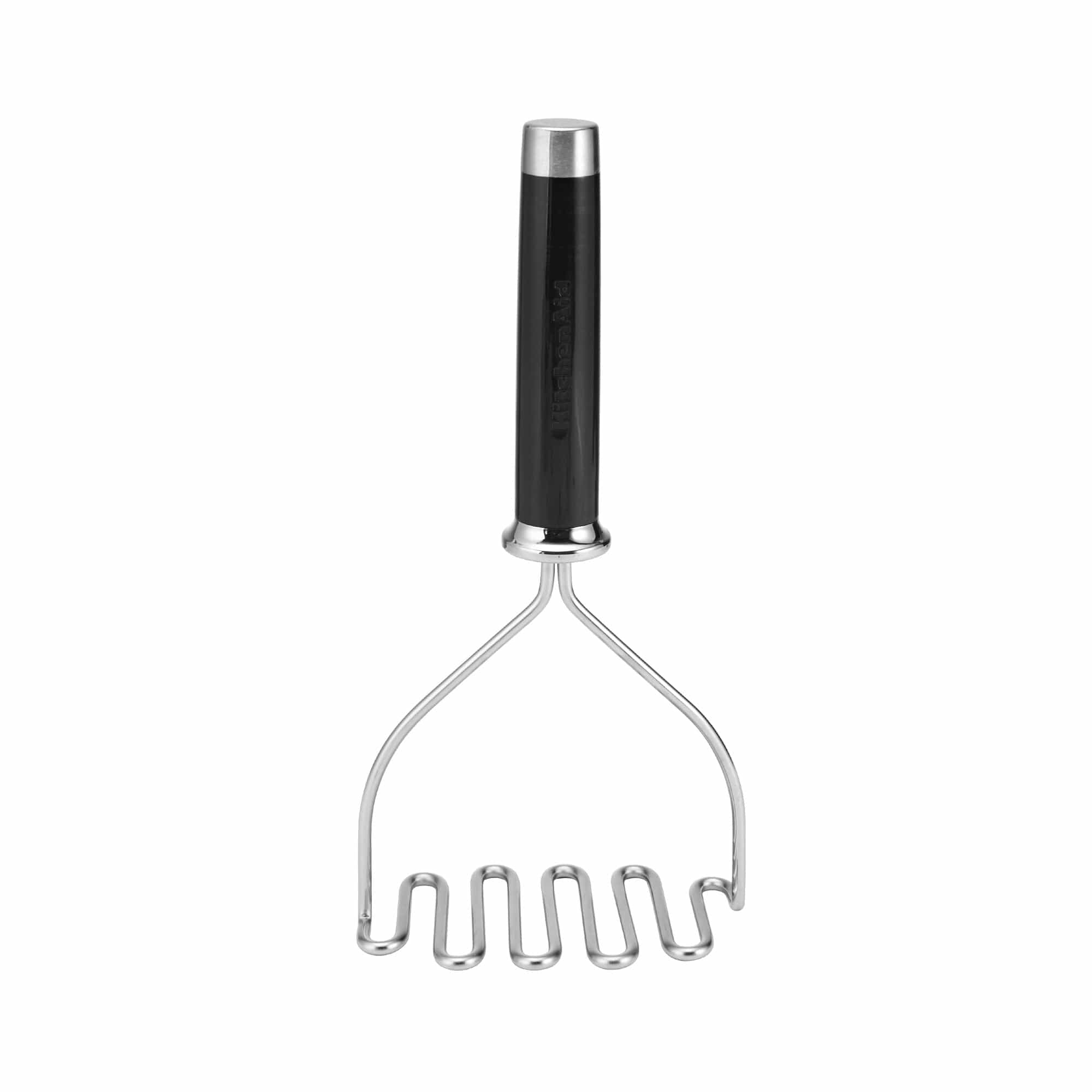 KitchenAid Gourmet Stainless Steel Wire Masher, 10.24-Inch, Black