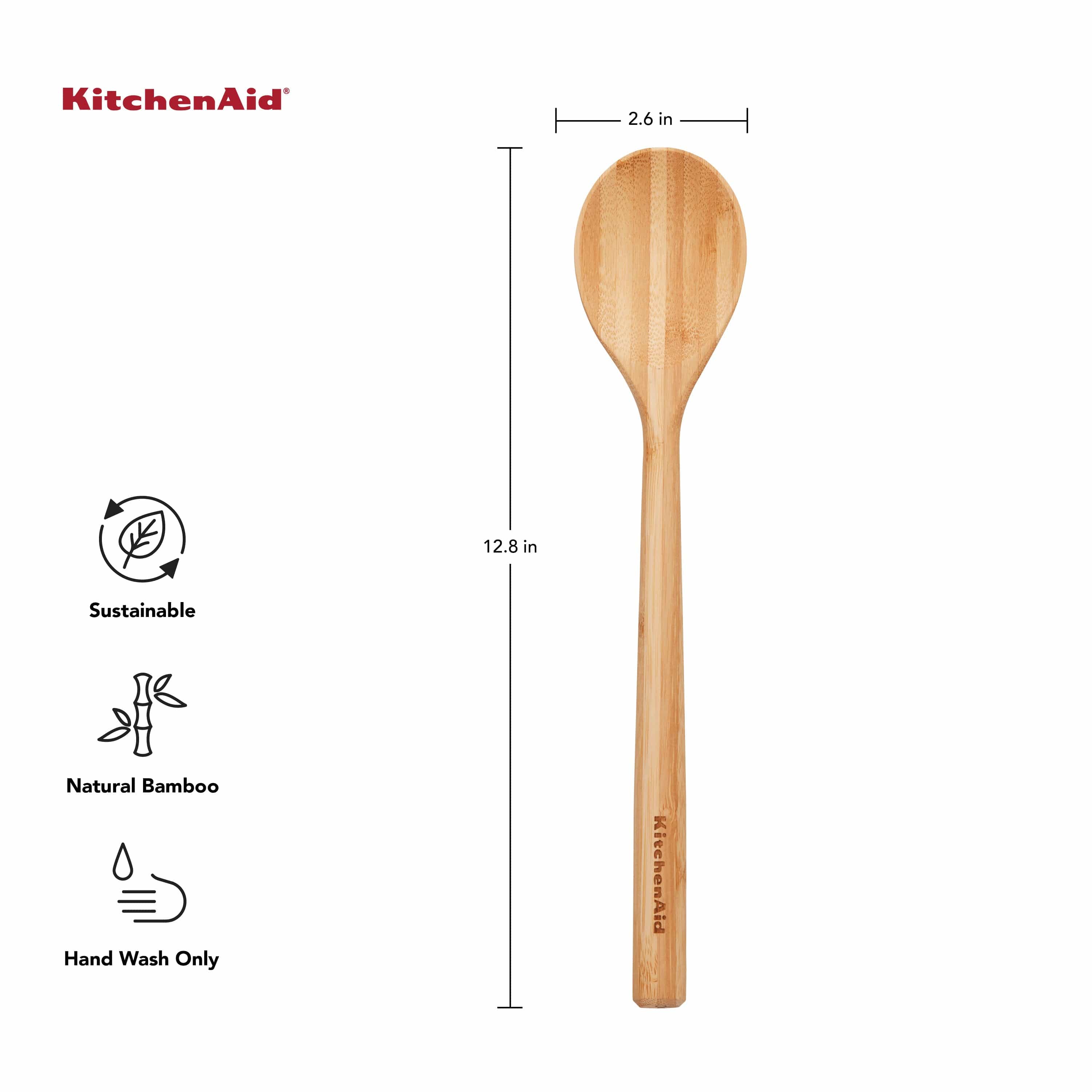 KitchenAid Universal Basting Spoon, One size, Wood
