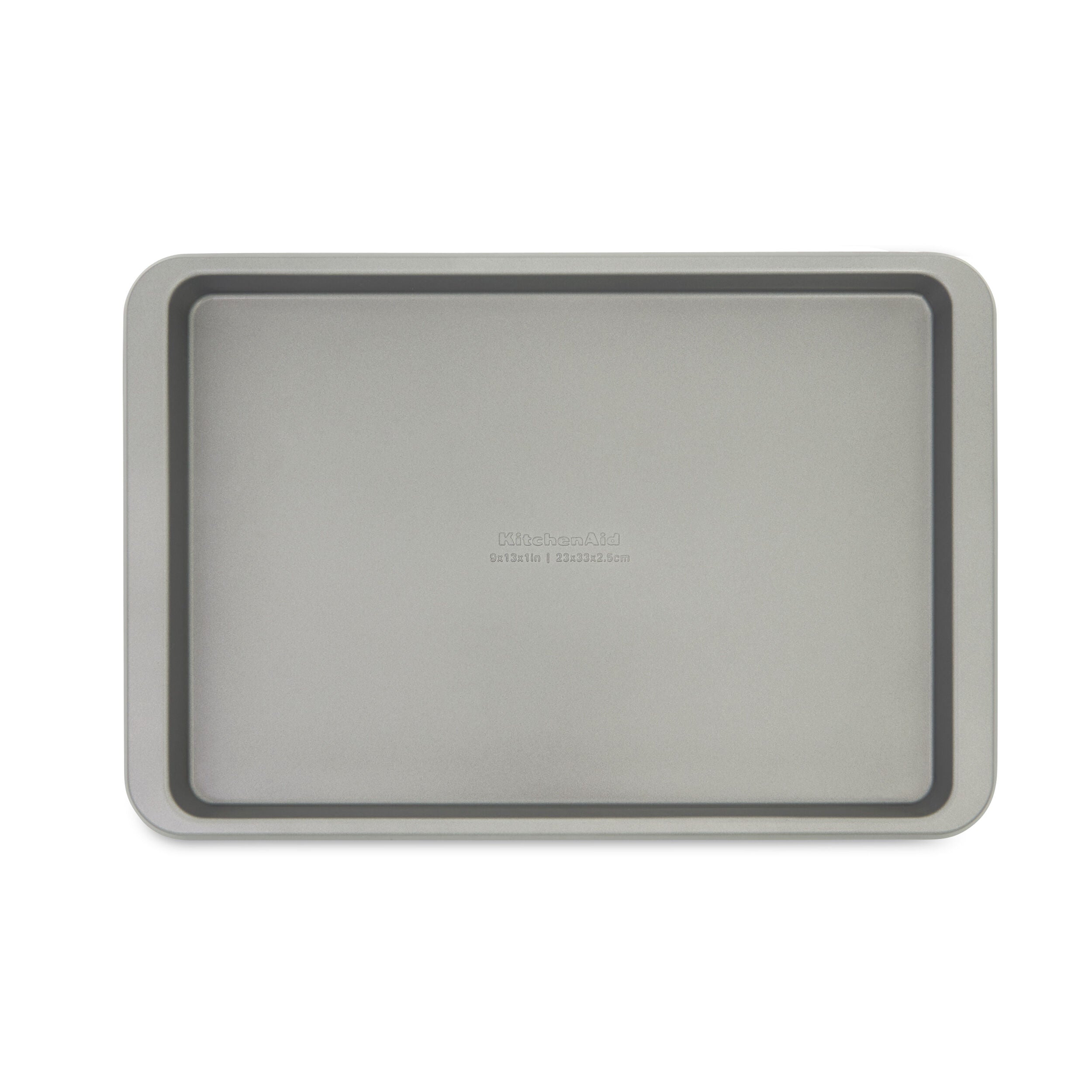 KitchenAid 9x13in Nonstick Aluminized Steel Baking Sheet, Contour Silver